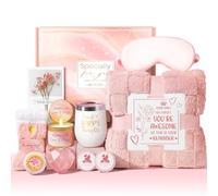 Regali di compleanno per donne, regali per la cura di sé Get Well Soon, cestino regalo per donne, regalo rilassante per spa con coperta di lusso, regalo di San Valentino per sua mamma, moglie,