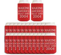 Regali di compleanno per il 21° compleanno Making America Great Since 2004 24-pack Can Coolies Coolers