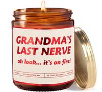 Regali di compleanno per la nonna | Candela alla vaniglia e lavanda ""Ultimo nervo"" della nonna | Idea regalo per la nonna da parte di nipoti, nip