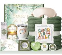 Regali di compleanno per le donne, regalo per la cura di sé, Get Well Soon, cesti regalo rilassanti per la cura della spa per le donne con coperta, idea regalo unica per San Valentino per moglie