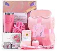 Regali Di Compleanno,Set Regalo Rosa,Cesti Regalo Spa,Set Per La Cura Della Persona E Regali Benessere (Tra Cui Coperte,Candele Profumate E Tazze): La Selezione Perfetta Di Confezioni Regalo Per Donne