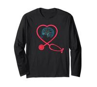 Regali di frenologia del cuore psichiatra per uomini e donne Maglia a Manica