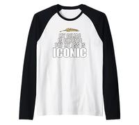 Regali di intolleranza al glutine Divertenti Senza glutine per la Dieta GF Maglia con Maniche Raglan