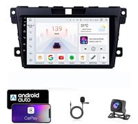 (Regali di Natale) Autoradio Android 13 Double Din con navigazione GPS per Mazda Cx-7 2008-2015 con navigazione GPS Bluetooth,WiFi,radio FM,USB/SWC/Plug and Play,supporto Carplay e Android Auto + tel