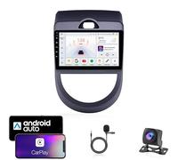 (Regali di Natale) Autoradio Android 13 Double Din per Kia Soul AM 2008-2011 con navigazione GPS Bluetooth,WiFi,radio FM,USB/SWC/Plug and Play,supporto Carplay e Android Auto + telecamera per la retr