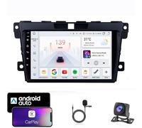 (Regali di Natale) Autoradio stereo Android 13 con doppio DIN touchscreen per Mazda CX7 2008-2015 con navigazione GPS Bluetooth, WiFi, radio FM, USB/SWC/Plug and Play, supporto Carplay e Android Auto
