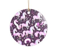 Regali di Natale con stampa di unicorni rosa, regalo per addio al nubilato e signora, un regalo unico per il ricordo di nozze