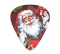 Regali di Natale di Babbo Natale Il plettro per chitarra, per chitarre acustiche, elettriche, basso - tocco naturale, confezione da 12, multicolore.