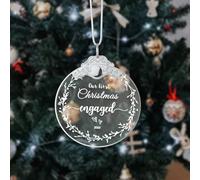 Regali di Nozze, Primo Ricordo di Natale 2023 Addobbi Albero di Natale per Coppie, Sposi Novelli, Addio al Nubilato, Fidanzamento, Decorazioni per Matrimoni (Stili 1)