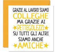 Regali di partenza colleghi donne uomini - diventare amici - Biglietto di scusa aver lasciato buona fortuna il tuo nuovo lavoro biglietti di auguri 145 mm biglietti di congratulazioni