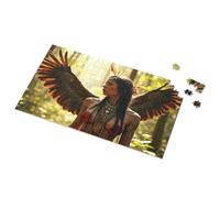 Regali di Pasqua per i più piccoli Angelo nella foresta: un incontro mistico puzzle per bambini puzzle puzzle puzzle 300 pezzi per adulti (1000 pezzi)