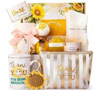 Regali di ringraziamento per donne, set regalo per coccole a forma di girasole per donne, regalo unico per rilassamento personale, regalo di compleanno di Natale, guarisci presto pensando a te regali