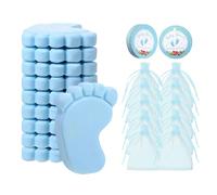 Regali di rivelazione del sesso per gli ospiti - 10 set di souvenir - sapone artigianale a forma di impronta, regalo per gli ospiti di matrimonio, compleanno e
