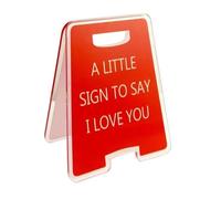 Regali di San Valentino, mini cartello romantico con scritta "I Love You", perfetto per regali per fidanzate, mogli, mamme e anniversari, decorazioni da scrivania per San Valentino uniche e carine