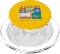 Regali di vacanza spagnoli & Città carina di Aragona PopSockets PopGrip per MagSafe