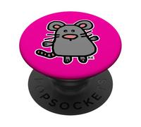 Regali divertenti del topo regali divertenti del ratto per gli uomini donne bambini roditori PopSockets PopGrip Adesivo