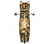 Regali Divertenti Gatto Asciugamani,Natale Decorazioni Asciugamano Cucina Bagno,Gatti Gadget Utili Originali,Idee Regalo Oggetti per La Casa Nuova,Regalo Compleanno per Donna Mamma Amanti dei Gatti