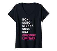 Regali Divertenti Idea Regalo Donna Scritta Divertente Maglietta con Collo a V
