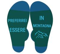 Regali Divertenti per Gli Uomini Calzini di Festa del Papà Regali da Figlia Figlio Moglie, Marito Papà Nonno Regali, Preferirei essere in montagna calzini