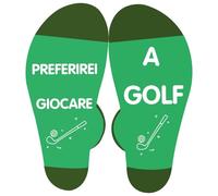 Regali Divertenti per Gli Uomini Calzini di Festa del Papà Regali da Figlia Figlio Moglie, Marito Papà Nonno Regali, Preferirei giocare a golf calzini