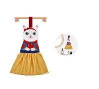 Regali Divertenti Principesse Gatto Asciugamani,Natale Decorazioni Cucina Bagno,Gatti Gadget Utili Originali,Idee Regalo Oggetti per La Casa Nuova,Regalo Compleanno per Donna Mamma Amanti dei Gatti