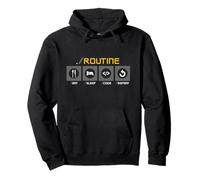 Regali Divertenti Sviluppatori Programmatori Felpa con Cappuccio Programmatore Sviluppatore Codice HTML Coder Unisex Adulto Nero Small