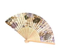 Regali Fan Borsa Vintage Cinese Fiori Pieghe Eroi Strumenti di Danza & Home Improvement Tazza di Carta (F, Taglia Una)