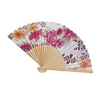 Regali Fan Borsa Vintage Cinese Fiori Pieghe Eroi Strumenti di Danza & Home Improvement Tazza di Carta (K, Taglia unica)