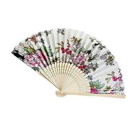 Regali Fan Borsa Vintage Cinese Fiori Pieghe Eroi Strumenti di Danza & Home Improvement Tazza di Carta (O, Taglia unica)