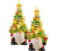 Regali Gnomo Natalizio Illuminato Con Cappello Ad Albero, Statuetta Decorativa Da Tavolo Led Fai Da Te Alimentata A Batteria Per Decorazioni Natalizie Per La Mensola Del Camino 2