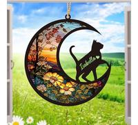 Regali in memoria del gatto personalizzati,Regali commemorativi per animali domestici con nome del gatto,Regali per piangere la perdita di un animale domestico,Ornamento memoria per animali domestici