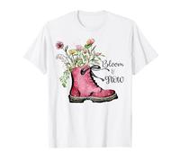 Regali ispiratori Positive Bloom and Grow Wildflower Shoe Maglietta