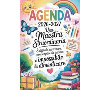 Regali Maestre Fine Anno: Una Maestra Straordinaria È Difficile Da Trovare | Agenda Settimanale 2026 2027