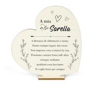Regali Originali Ornamenti Di Legno per Sorella Compleanno
