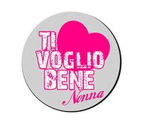 Regali Pazza idea Mouse Pad Decorato Ti Voglio Bene Nonna - 25x20 cm - Materiale Antiscivolo - Design Affettuoso Collezione Nonni