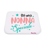 Regali Pazza idea Mouse Pad Tappetino Rettangolare PC Decorato - 23x19 cm - Tessuto e Gomma - Frase 'Sei Una Nonna Speciale' - Regalo Festa - Collezione Innamorati