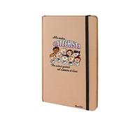 Regali Pazza idea Notebook A5 Con Copertina Rigida RBA - 14,5 X 21 cm - Carta RBA - Decorato con Frase alla mia catechista - Chiusura Elastico - Collezione Elegante
