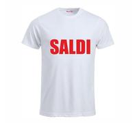 Regali Pazza idea T-Shirt Maglia Bianca Decorata Uomo Donna - Cotone Morbido - Stampa Frase Saldi - Casual e Comfort - Collezione vetrina