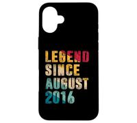 Regali per 9 anni - Legend Since August 2016 - 9° compleanno Custodia per iPhone 16 Plus