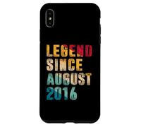 Regali per 9 anni - Legend Since August 2016 - 9° compleanno Custodia per iPhone XS Max