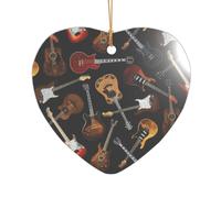 Regali per addio al nubilato con stampa di chitarre, ornamento natalizio Mr & Mrs, un regalo unico ricordo di nozze