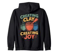Regali per Ceramisti Creating Joy Ceramiche Felpa con Cappuccio