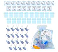 Regali per feste per divulgare il sesso: 20 set di sacchetti in organza con ciondoli per gratitudine, set per baby shower per ragazzi o ragazze, decorazione da tavolo, compleanno, battesimo, accessori