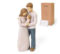 Regali per i nuovi genitori per coppie, regali per la prima volta per la | Statuetta regalo per mamma e papà per neo-genitori, famiglia di tre