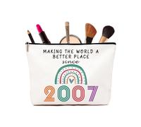 Regali per il 18° compleanno per ragazze, regalo per il 18° compleanno, sacchetti cosmetici arcobaleno, regalo personalizzato per il 18° compleanno per ragazze, migliore amica, sorella, figlia, regali