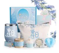 Regali per il 40° compleanno per donne, cesti di idee, 9 pezzi unici regali per il 40° compleanno per moglie, fidanzata, sorella, amici