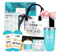 Regali per il 60° compleanno per le donne 60 anni Regali di compleanno per le donne fantastiche idee regalo favolose per la donna nei loro 60 anni Divertente regalo 1966 per donna di 60 anni Happy