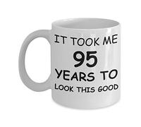 Regali per il 95° compleanno per uomini/donne, tazze regalo di compleanno - mi ci sono voluti 95 anni per apparire così bene - migliori regali di compleanno per ceramica di famiglia...