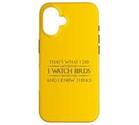 Regali per il birdwatching | Guardo gli uccelli e so cose divertenti Custodia per iPhone 16