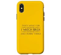 Regali per il birdwatching | Guardo gli uccelli e so cose divertenti Custodia per iPhone X/XS